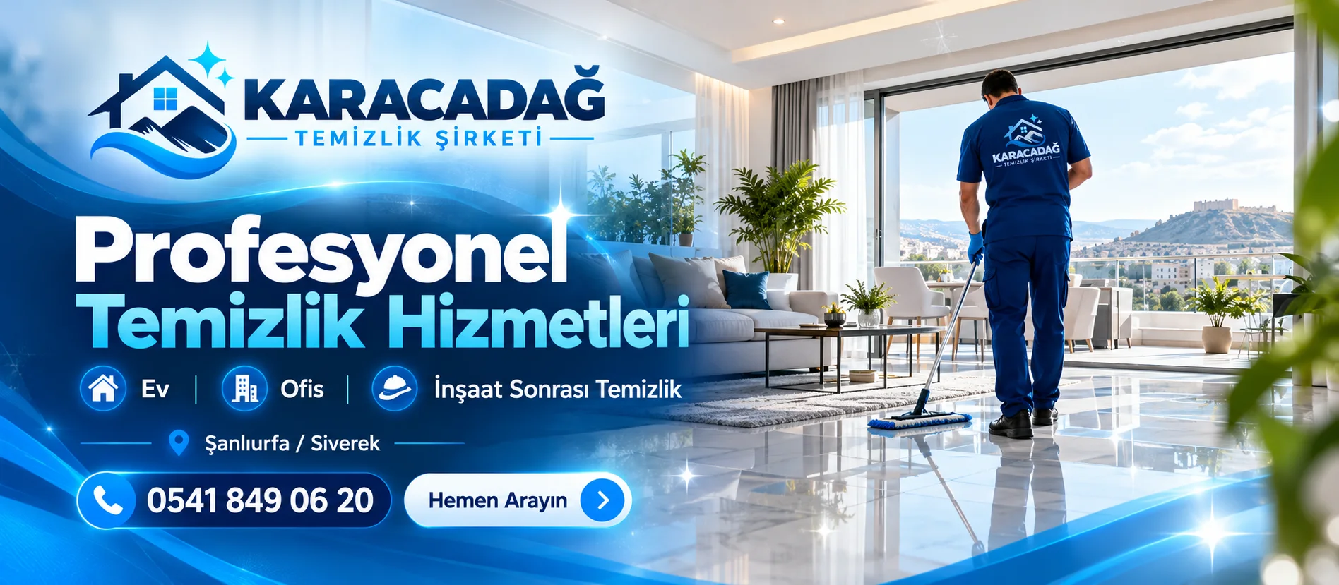 Karacadağ Temizlik ekibi ile profesyonel temizlik hizmeti